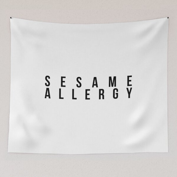 Item preview, Sesame Food Allergy Awareness Minimal Graphic designed and sold by lilytepper.