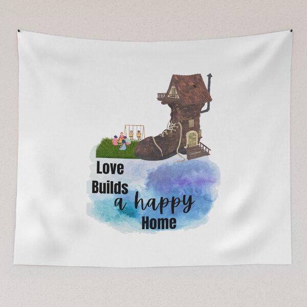 Item preview, Love builds a Happy Home designed and sold by Evanbabu.
