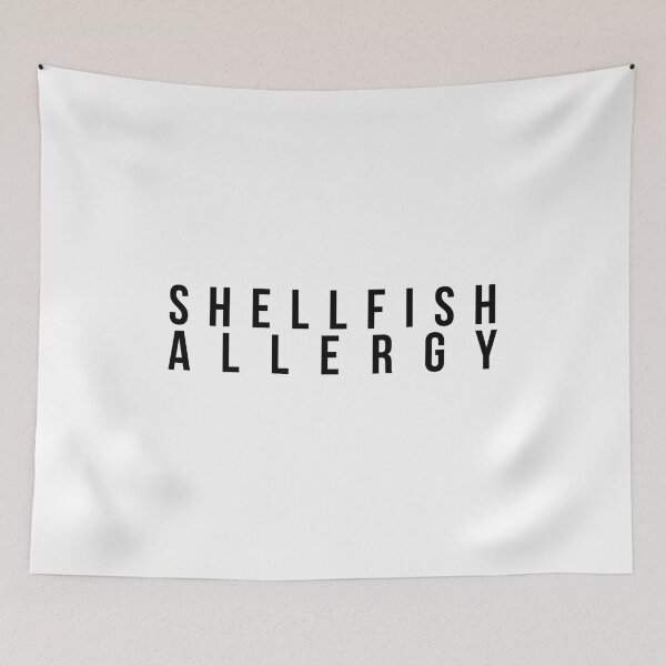 Item preview, Shellfish Free Food Allergy Awareness Minimal Graphic designed and sold by lilytepper.