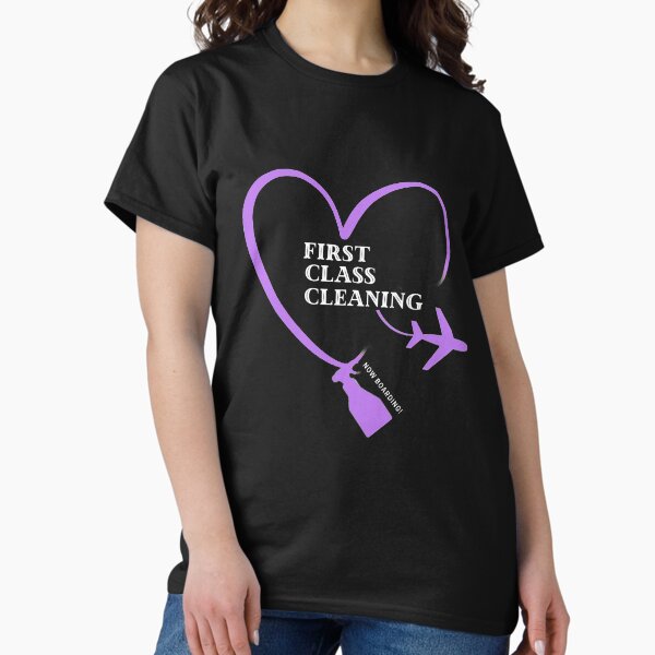 Item preview, First Class Cleaning Inspirational Housekeeping Gift designed and sold by chkokis Clothing.