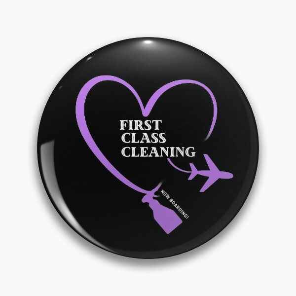 Item preview, First Class Cleaning Inspirational Housekeeping Gift designed and sold by chkokis Clothing.