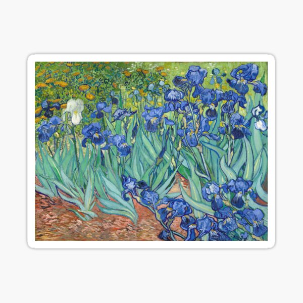 Vincent van Gogh - Irises Sticker