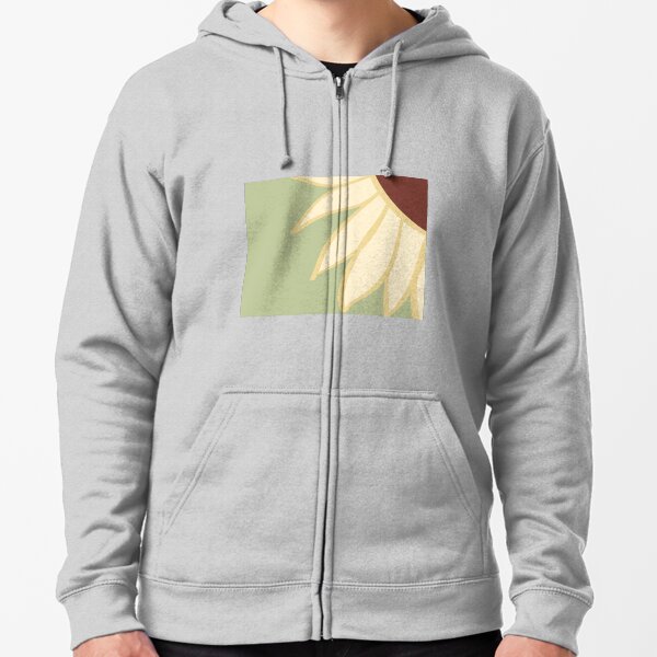 Sunflower shining Zipped Hoodie