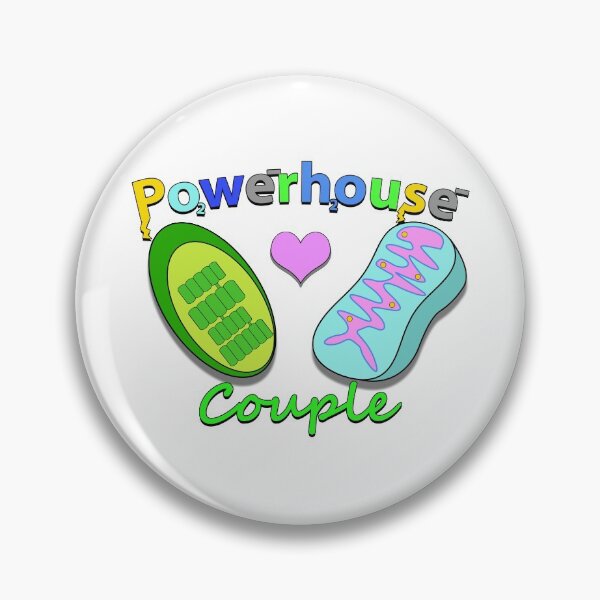 Item preview, Powerhouse Couple Mitochondria + Chloroplast designed and sold by RyoGM.