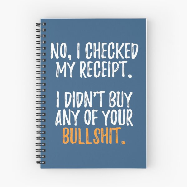 Item preview, No I Checked My Receipt designed and sold by RRiDesigns.