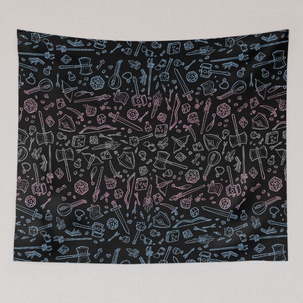 Item preview, DnD Pattern Trans Flag 2 designed and sold by Alexa Martin.