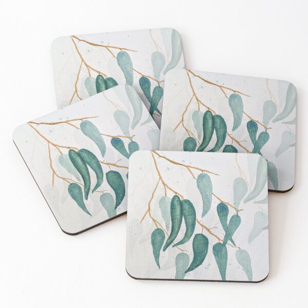 Item preview, Watercolour Gum Leaves designed and sold by JillyBeanDesign.