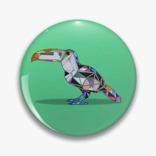 Artikelvorschau, colourful geometric tucan art entworfen und verkauft von dominic0925.