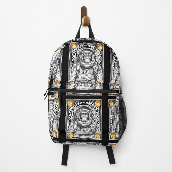 Item preview, Dogecoin DOGE Cryptocurrency Space Monkey Art designed and sold by Bitcoin-Fashion.