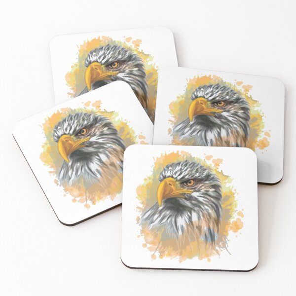 Item preview, Colorful Eagle Head Artwork designed and sold by mouad naouiri.
