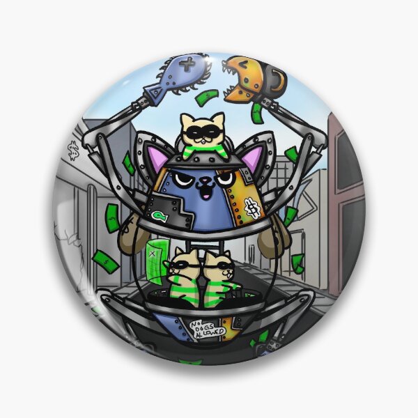 Item preview, Ladrones de gatos designed and sold by The Anime Guild.