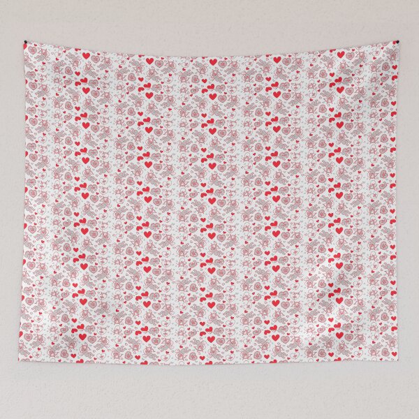 Item preview, Valentine pattern, love hearts pattern, lovers designs, patterns designed and sold by helkav.