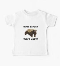 Honey Badger Don't Care Baby Tee