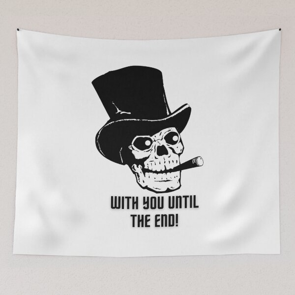 Item preview, Smoking Skull with you until the end designed and sold by Archer25.