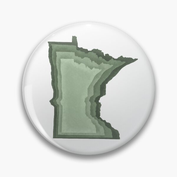 Item preview, MINNESOTA STATE || Layered Green designed and sold by TheRaineFox.
