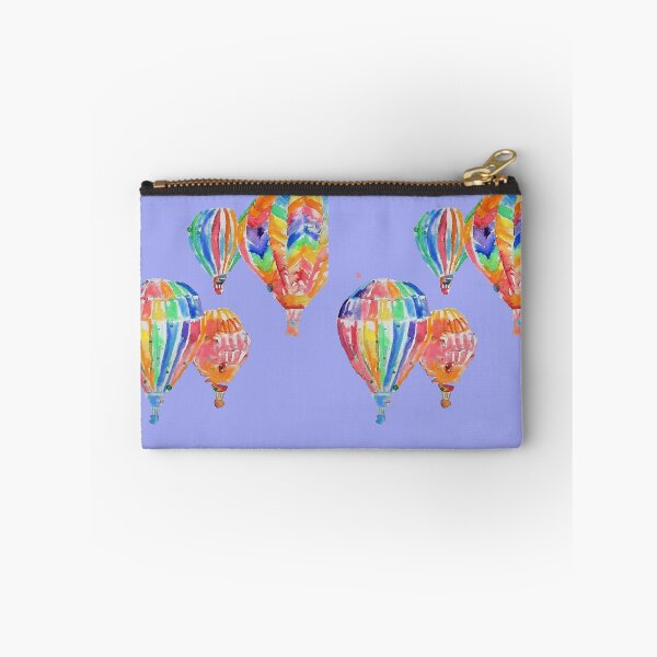 Item preview, Hot Air Balloon Watercolor Painting on Lavender Purple Balloons designed and sold by Sarah  Rajkotwala.