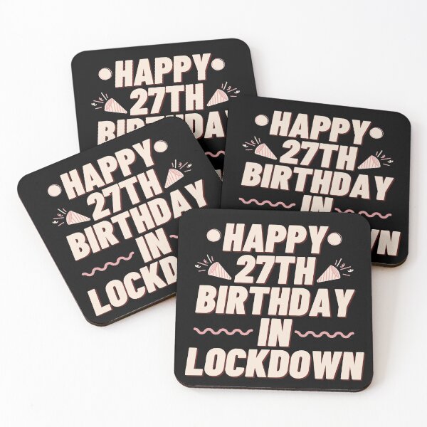 Item preview, happy 27th birthday in lockdown designed and sold by tali-smith.