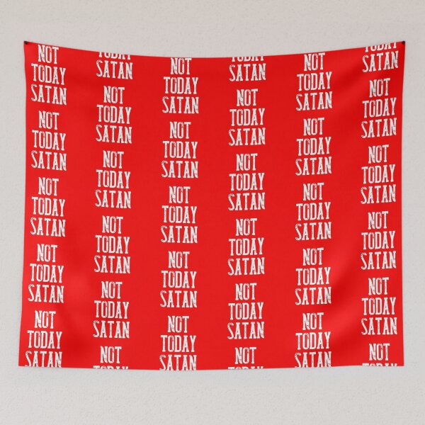 Item preview, Not Today Satan - Funny Sayings Quotes and Memes designed and sold by scooterbaby.