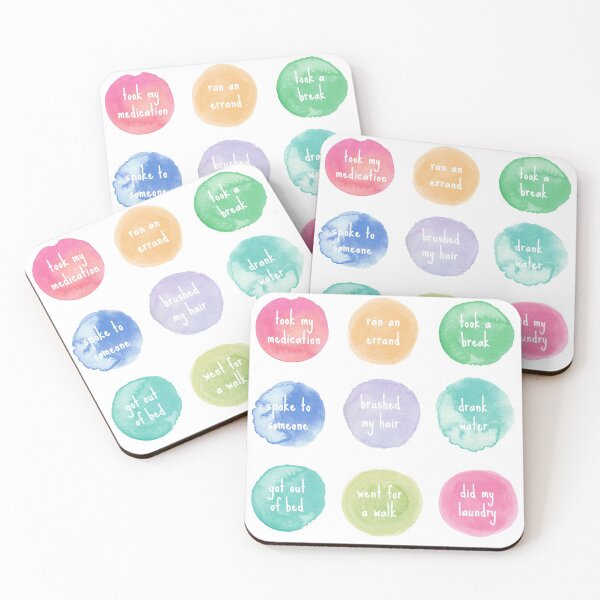 Item preview, Adulting Mental Health Reward Sticker Pack designed and sold by LittleBitDarker.