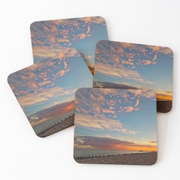 Item preview, Sunset Over Worthing Beach, West Sussex, UK designed and sold by atomov.