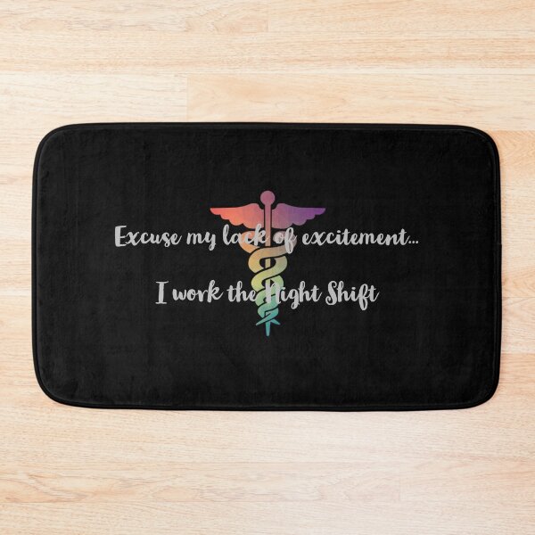 Item preview, Rainbow Night Shift Nurse designed and sold by AllRyeTea.