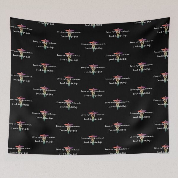 Item preview, Rainbow Night Shift Nurse designed and sold by AllRyeTea.