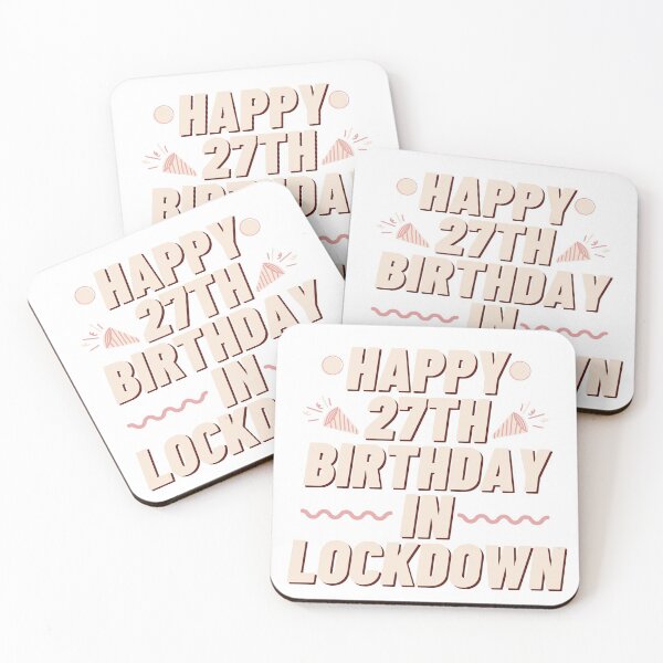 Item preview, happy 27th birthday in lockdown designed and sold by tali-smith.