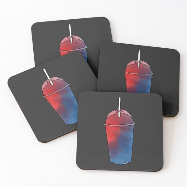 Item preview, Red and Blue Slushie Watercolor designed and sold by murialbezanson.