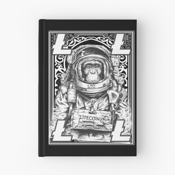 Item preview, Litecoin LTC Cryptocurrency Space Monkey Art designed and sold by Bitcoin-Fashion.