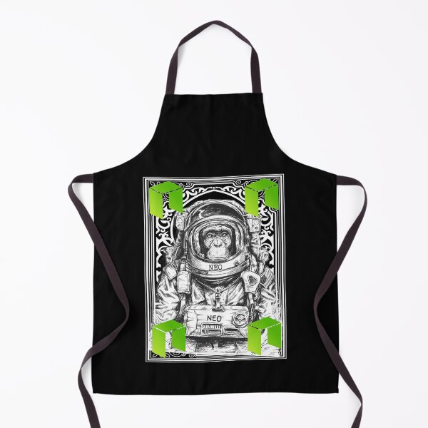 Item preview, NEO Cryptocurrency Space Monkey Art designed and sold by Bitcoin-Fashion.