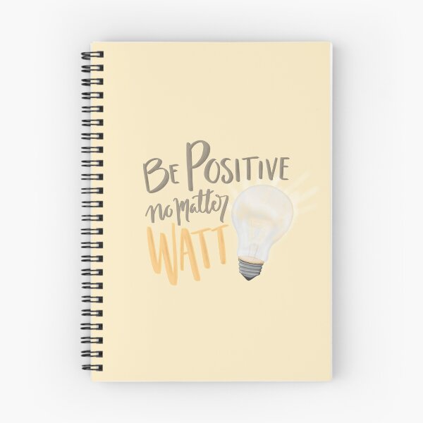 Item preview, Be Positive no matter WATT designed and sold by Aminah Eleonora.