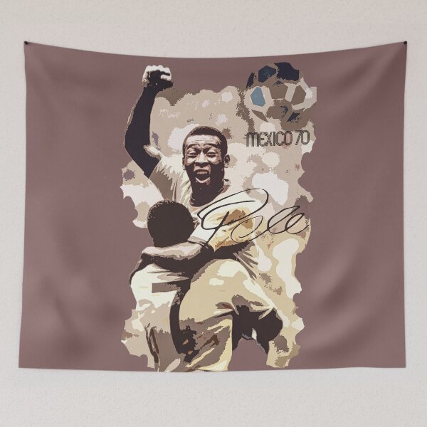 Item preview, Pele Mundial Footballer Fudball Football  Brazilian Mexico 70 designed and sold by niksy.