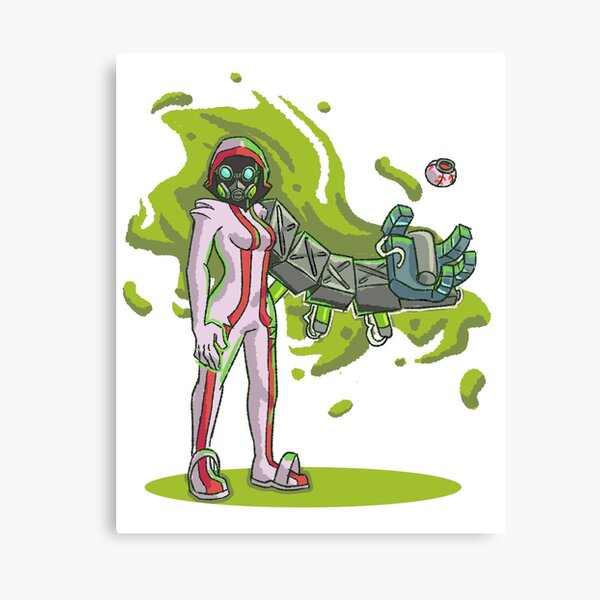 Aperçu de l'œuvre Toxic Lethal League Blaze créée et vendue par actuallyLAB.