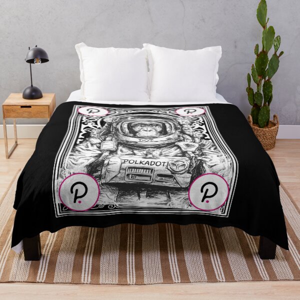 Item preview, Polkadot DOT Cryptocurrency Space Monkey Art designed and sold by Bitcoin-Fashion.