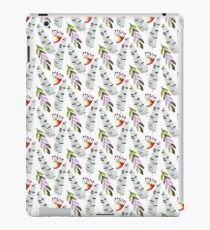Vinilo o funda para iPad Vintage chic coral green watercolor floral pattern