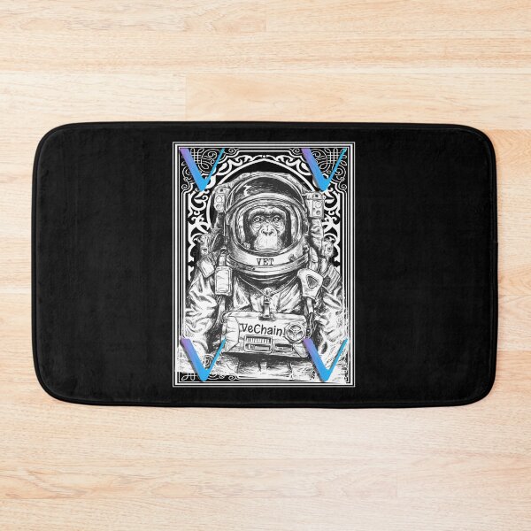 Item preview, VeChain VET Cryptocurrency Space Monkey Art designed and sold by Bitcoin-Fashion.