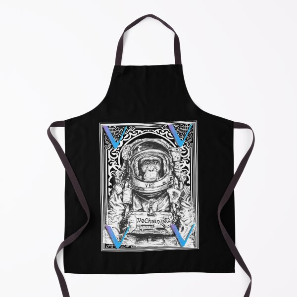 Item preview, VeChain VET Cryptocurrency Space Monkey Art designed and sold by Bitcoin-Fashion.
