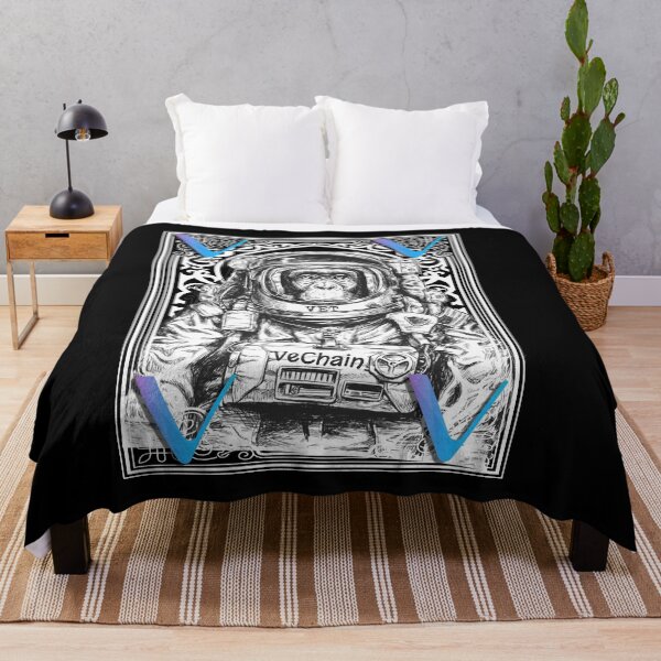Item preview, VeChain VET Cryptocurrency Space Monkey Art designed and sold by Bitcoin-Fashion.