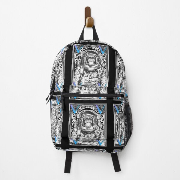 Item preview, VeChain VET Cryptocurrency Space Monkey Art designed and sold by Bitcoin-Fashion.