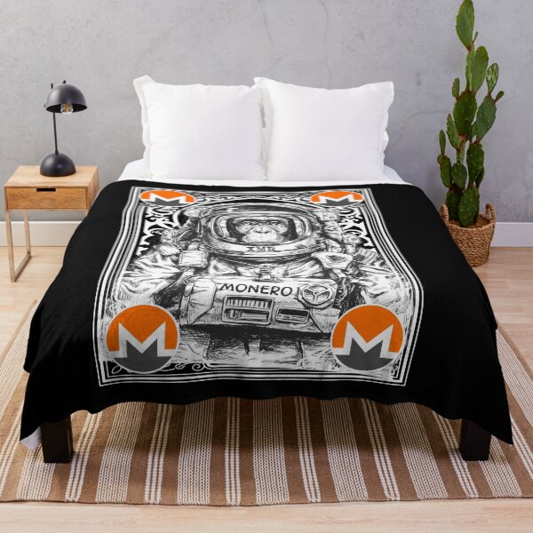 Item preview, Monero XMR Cryptocurrency Space Monkey Art designed and sold by Bitcoin-Fashion.