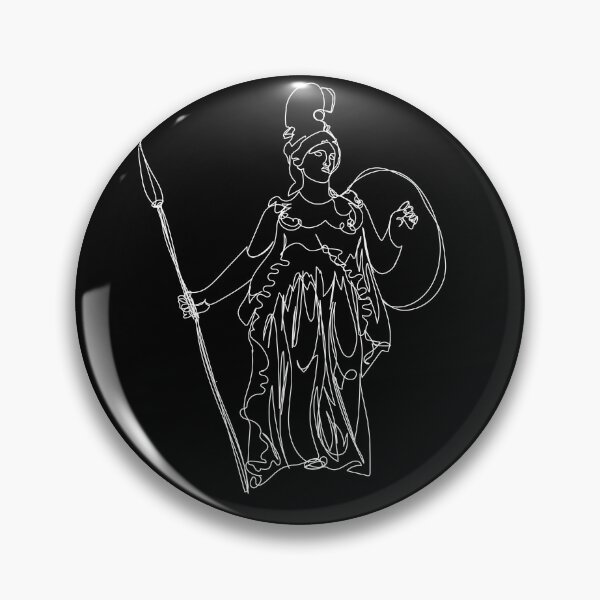 Item preview, Athena Statue Line Art designed and sold by NaurinDin.