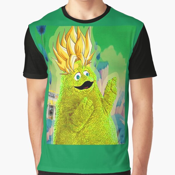 Super Saiyan Grimace Graphic T-Shirt