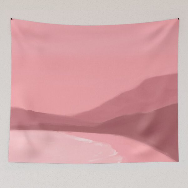 Artikelvorschau, Rosa Strandlandschaft entworfen und verkauft von trajeado14.