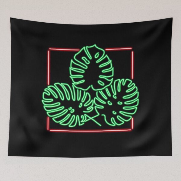 Item preview, Neon Sign Monstera designed and sold by RefractionArt.