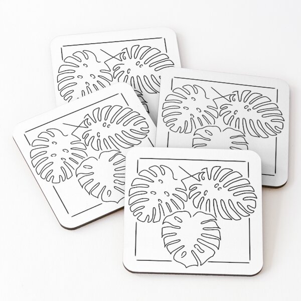 Item preview, Monstera Simple Lines designed and sold by RefractionArt.