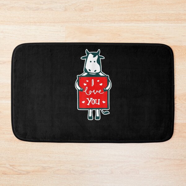 Item preview, Cute Cow I Love You Heart Message Anniversary/valentine Gift designed and sold by shirleyfinley.