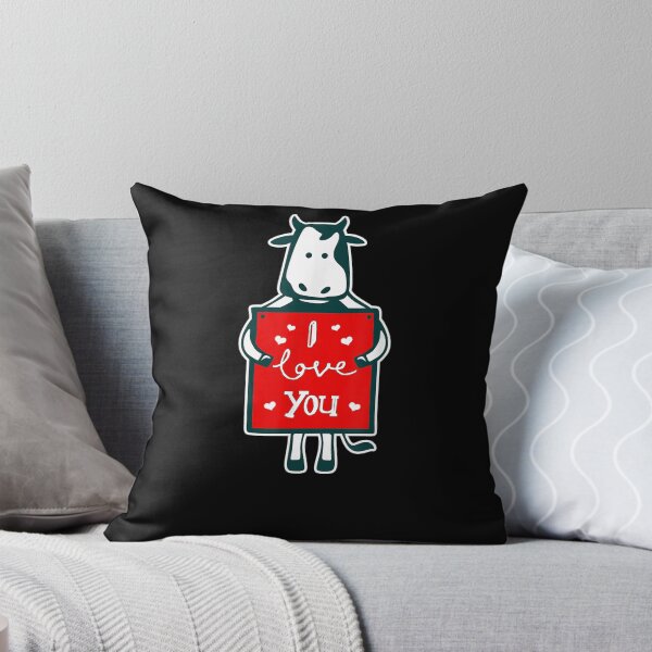 Item preview, Cute Cow I Love You Heart Message Anniversary/valentine Gift designed and sold by shirleyfinley.