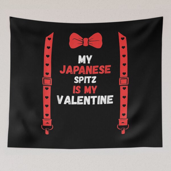 Item preview, Valentines Day Custome My Japanese Spitz Is My Valentine For designed and sold by shirleyfinley.