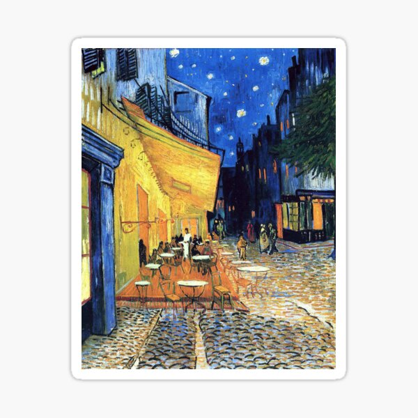 50pcs Van Gogh Starry Sky Stickers, Personality Art Oil Painting Style Diy  Adhesive Sticker Collection For Lovers Of Van Gogh