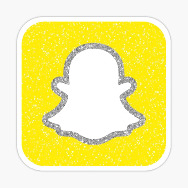 Snapchat Logo Sticker for Sale by ethanitservices
